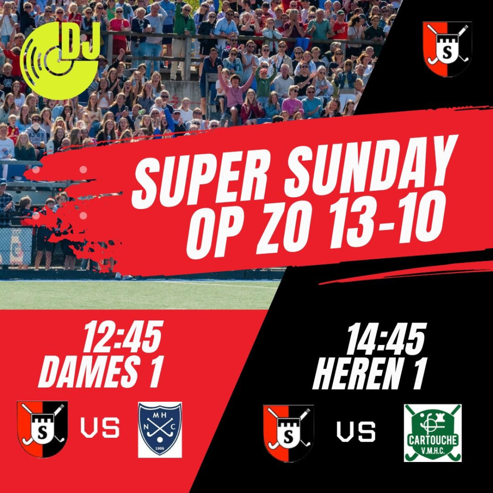 Super Sunday: D1 & H1 thuis op zondag 13/10 Nieuws afbeelding